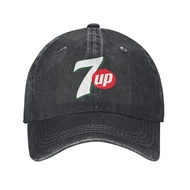 Fashion Hat 7 Up Vintage Logo Baseball Cap Unisex Hat One Size