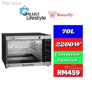 ♘卍◇Butterfly Electric Oven With Rotisserie &amp; Convection Function (70L) BEO-5275