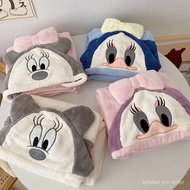 Popular Donald Duck Mickey Bath Towel Bathrobe Baby Blanket Hooded Shawl Children s Beach Cloak