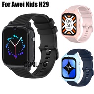 For Awei H29 Smart watch Kids Strap Silicone Soft Band Sports girls boys Wristband