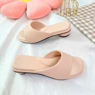 รองเท้าแบรนด์ ARUN รุ่น AR2023 ส้นกลม ดีไซน์ ส้นมาการอง พื้นนิ่มมาก