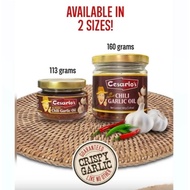 Cesario’s Chili Garlic Oil spicy garlic-infused oil