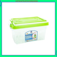 Two-handle cold box Refrigerator food storage box 6521 Viet Nhat Plastic Plastic Plastic food storag