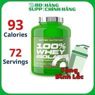 (Free Shaker) Scitec Nutrition 100% Whey Protein Isolate 1816g 72sv, Supports Muscle Gain, Fast Abso