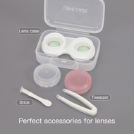Contact Lens Case Small Plastic For Travel Wholesale Price Travel Storage Box Transparent Hand-Held
