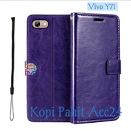 Case Untuk Hp Vivo Y71 Vivo 1724 1801i Flip Cover Wallet Sarung Hp Casing Dompet Flip Magnet