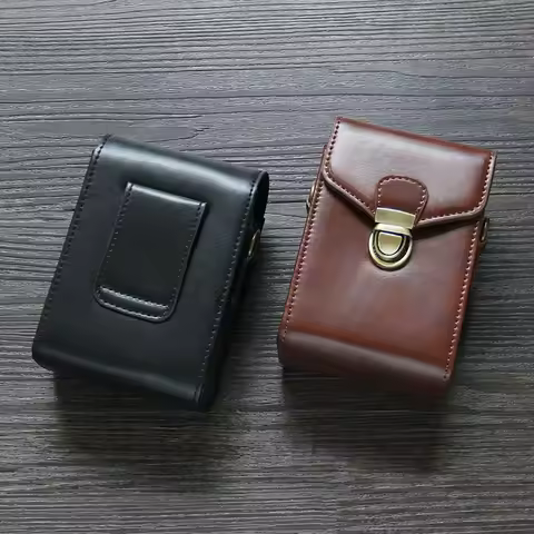 Mini PU Camera Bag for Canon G7X Mark II III SX740 730 720 Ricoh GR3X for Sony ZV1 RX100 M5 M6 M7 Re