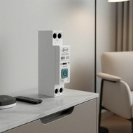 Smart 63A 1P+N WiFi MCB Switch: TUYA App Control, kWh Metering, Voltage & Current Protection