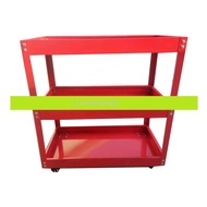 3Level Mechanic Service Shelf Storage Hardware Tool Metal Cart Trolley 3Storey Tingkat Kereta Troli 