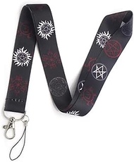 Supernatural TV Show Fantasy Horror Drama 17.7" Neck Lanyard Keychain Holder ID Badge Mobile Phone P