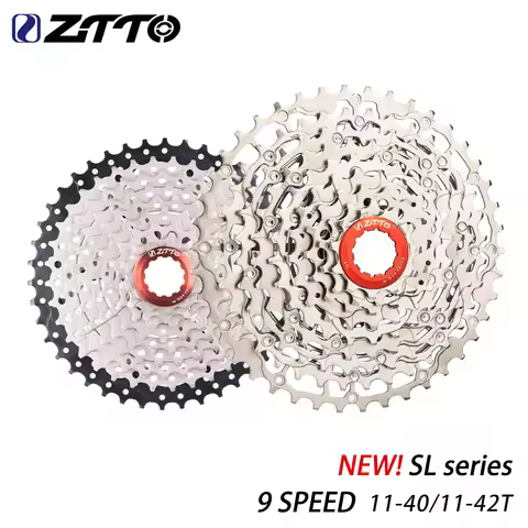 ZTTO MTB 9 Speed SL 11-40T 11-42T Cassette U4000 9speed 11- 42 U4020 Bicycle Freewheel 11-40 9s for 
