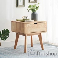 Ikloo minimalist all solid wood bedside table side table 44*40*48cm A