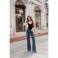 [ GUTOU ] Trendy Low-Rise Bass Jeans G138