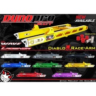 DYNOPRO SWING ARM WAVE125/SRL110 SRL115 LENGHT+3INCI(7.5CM)