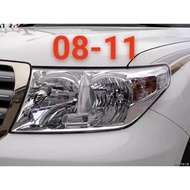 Front Headlight Clear Lens Cover Headlamp Cap For Toyota Land Cruiser LC200 2008-2015