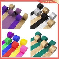 [Lovoski2] 6 Rolls Crepe Paper Streamers Party Streamers Party Decorations New Year Nursery