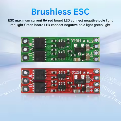 DC 5~16V 8A Airplane ESC Electronic Governor Brushless Motor Speed Controller for 1104 1106 1306 140