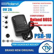 9V 2A AC DC Adapter PSB-1U PSB-1 ACI-230C for Roland FR-1 1B FR-2 2B WH FR-1X FR-1XB BK BKR RD RDR V