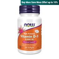 Now Foods, Vitamin D-3 , 50 mcg (2,000 IU), 240 Softgels