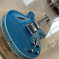 Gibson DG 335 Semi Hollow Electric Guitar HH Humbucker Pickups 22 Fret Blue Body Electric Guitar Pro
