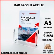 A5 ACRYLIC Brochure Rack Table MENU Display/ ACRYLIC Brochure HOLDER Display/ FLYER HOLDER