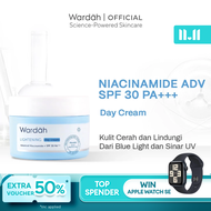 Wardah Lightening 5% Niacinamide + Bisabolol Moisturizer Day Cream - Pelembab Wajah dengan UV dan Bl