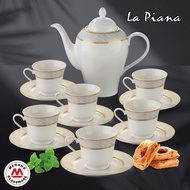 La Piana Platinum Gold 14pcs Tea Set