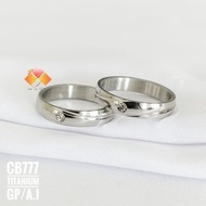 Titanium Silver Anti-Rust Ring CB777 Rings