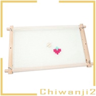 [Chiwanji2] Cross Stitch Embroidery Frame Quilting Adjustable Universal Artwork DIY Needlework Tapestry Scroll Frame for Cross Stitch Tools