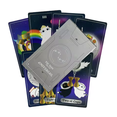 Yin Yang The Cat Univer Cat Tarot Cards A 83 Deck Oracle English Visions Divination Edition Borad Pl