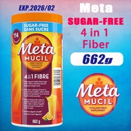 MetaMucil fiber Powder Orange flavor real sugar Powder ไฟเบอร์ผง รสส้ม น้ำตาลแท้ผง