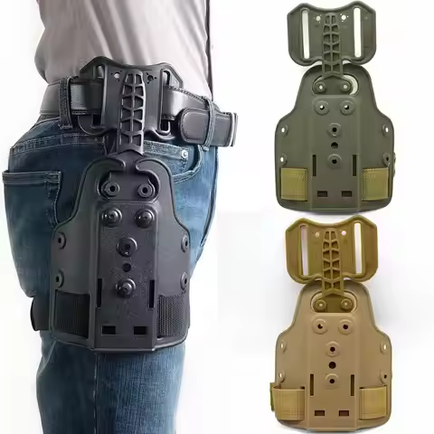 Universal Gun Holster Thigh Holster Platform Hunting Combat G17 M9 Drop Leg Pistol Holster Accessori