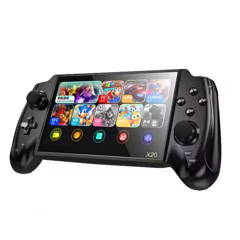 Portable Handheld Game Player with L/R Analogues, Classic Game Emulators, Fighting Arcade, Built-in 