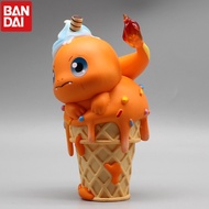 Cartoon Charmander Jelly Gk Pokemon Ice Cream Anime Action Figures Cone Pikachu Model Ornaments Toy For Children Holiday Gift