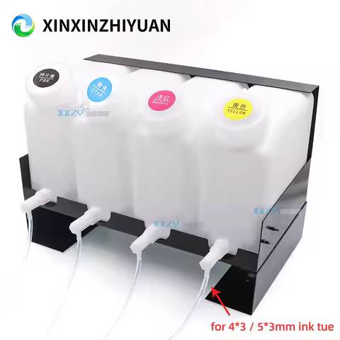 4+4 Bulk CISS Continuous Ink Supply System Sub Tank for Mimaki JV33 Mutoh Allwin Eco Solvent Printer