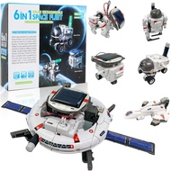 STEM Toys 6-in-1 Solar Robot Kits Space Astronauta Toys DIY Building Set Science Experiment Kit for 