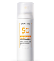 【Sunscreen Mist】SKINTIFIC All Day Light Sunscreen Mist SPF50 PA++++ Sunscreen Spray 120ML / SKINTIFI