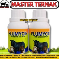 FLUMYCIN 100ML - Effective Flu Cough Cold Pneumonia Medicine for cattle, goats, sheep - More Complet