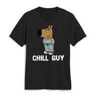 Chill Guy T-Shirt Chill Guy Meme Funny Graphic Tee Relaxed Fit Shirt
