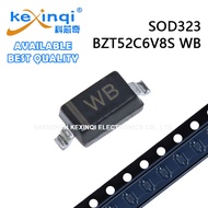 (100-500pcs) BZT52C6V8S WB SOD323 Transistor SMD Voltage Stabilizing Diode