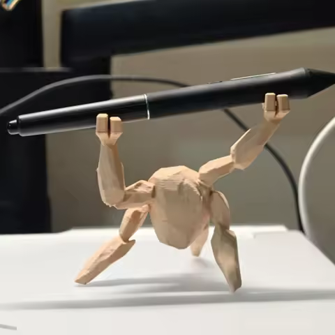Funny Creative Rocky Pen Holder 3d Printed Cute Alien Character Pen Stand, Creative Desk Organizer,