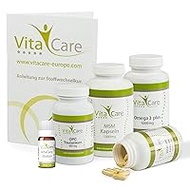 VitaCare 21-Day Metabolism Treatment, 6-Piece Complete Set for HCG Diet, Contains MSM, Multivitamin Complex, Omega 3 plus, OPC Grape Seed &amp; Globules