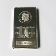 high-quality 1 Pc Non Magnetic 10 OZ Abt 320 Grams USA Badge Silver Plated Coin Collectible Decorati