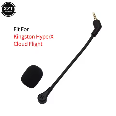 Microphone Replacement MIC for HyperX Cloud Flight Wireless Gaming Headset for Kingston Hyper X Clou