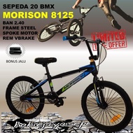 Sepeda BMX 20 Morison 8125 AX Ban hitam 20 x 2.40 untuk anak 9 tahun