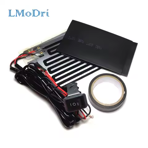LMoDri Free shipping new universal Motorcycle E-bike Heated Hand Grips Handle Heater Warmer Kit for 