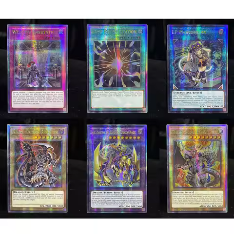 YuGiOh!! QCSCR FOIL Card BLMR Series DARK ARMED DRAGON/I:P MASQUERENA/SUPER POLYMERIZATION/WELCOME L