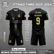 Ittihad Third Premium Football Jersey 23 - 24 Free Custom Name and Back Number