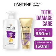 Pantene Pro-Vitamin Shampoo Total Damage Care 680 ml FREE Pantene Supplement Conditioner Collagen Da