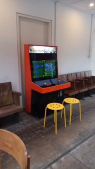 PROMO Mesin Game Arcade Dingdong LED 32" body full duco
